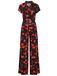 HotSquash Jumpsuit rood / zwart