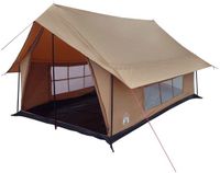 vidaXL Tunneltent Bruin Polykatoen 340 x 246 x 210 cm
