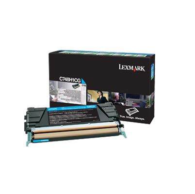 Lexmark C748H1CG toner cartridge cyaan 10000 pages