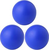 Merkloos / Sans marque Makito Western Europe Anti stressballen Relaxman - 3x stuks - blauw - 6 cm