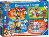 Ravensburger kinderpuzzel 03028 - Heroes with Fur - 4 Large Shaped Patrol-puzzels voor kinderen vanaf 3 jaar