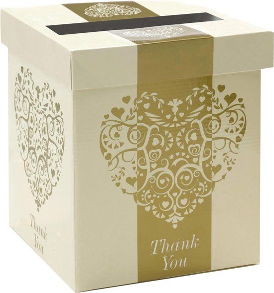 Neviti Enveloppendoos Vintage Romance goud & ivory