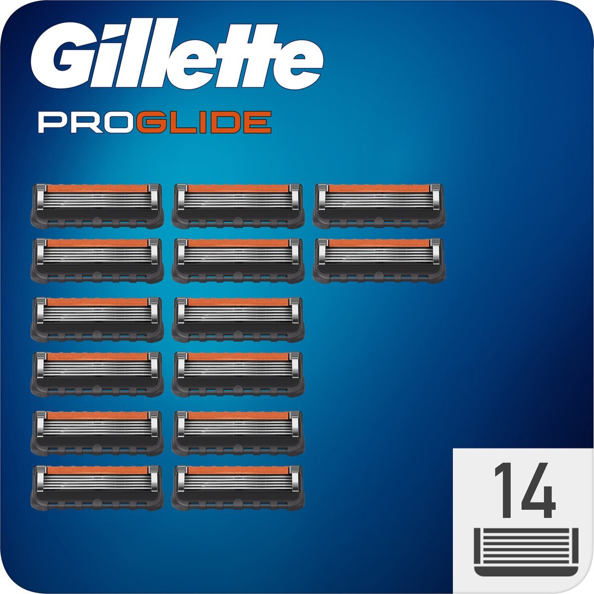 Gillette ProGlide Scheermesjes - 14 Navulmesjes Voor Mannen