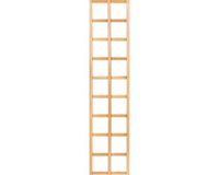 Tuindeco Trellis recht hardhout H180xB40cm | H180xB180cm glad geschaafd