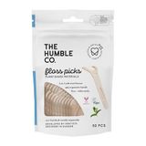 The Humble Co. Basic Floss Picks Mint, Pack van 150