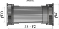 Elvedes Press Fit BB86/92 41mm Zwart Polyester