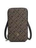 TOMMY HILFIGER Portemonnee bruin / zwart