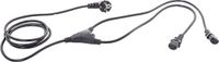 Hawa HAWA 1008275 Apparaat (koud) Y-kabel Zwart 5.00 m
