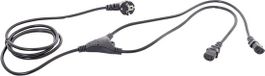 Hawa HAWA 1008275 Apparaat (koud) Y-kabel Zwart 5.00 m