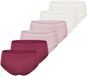 sloggi Dames midi slip 6 pack Basic+ roos / paars