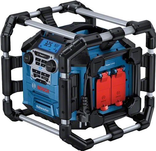 Bosch Professional Bosch GPB 18V-5 C Professional Draagbare Radio - Bluetooth, FM, 18V - Zwart/Blauw