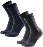 DANISH ENDURANCE Pro Wandelsokken - Merinowol Maximale Bescherming - Unisex - 2 Paar - 35-38