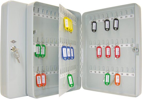 Wedo Sleutelkast voor 110 sleutels, lichtgrijs