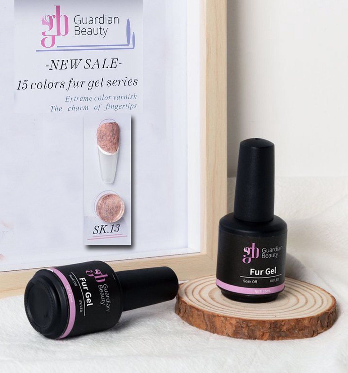 Guardian Beauty Shellak - Fur Gel - Gel Nagellak - Miramer Gelllak #SK13 - 15ml