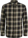 JACK & JONES JJDOVER CHECK SHIRT L/S Men's Shirt XL Black Cotton