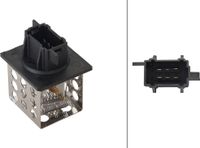 HELLA Widerstand für Innenraumgebläse, 12V, 6-polig, passend u.a. für PEUGEOT 206