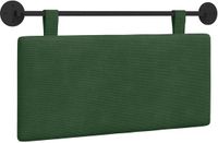 vidaXL Hangend hoofdbord Corduroy stof Jungle groen