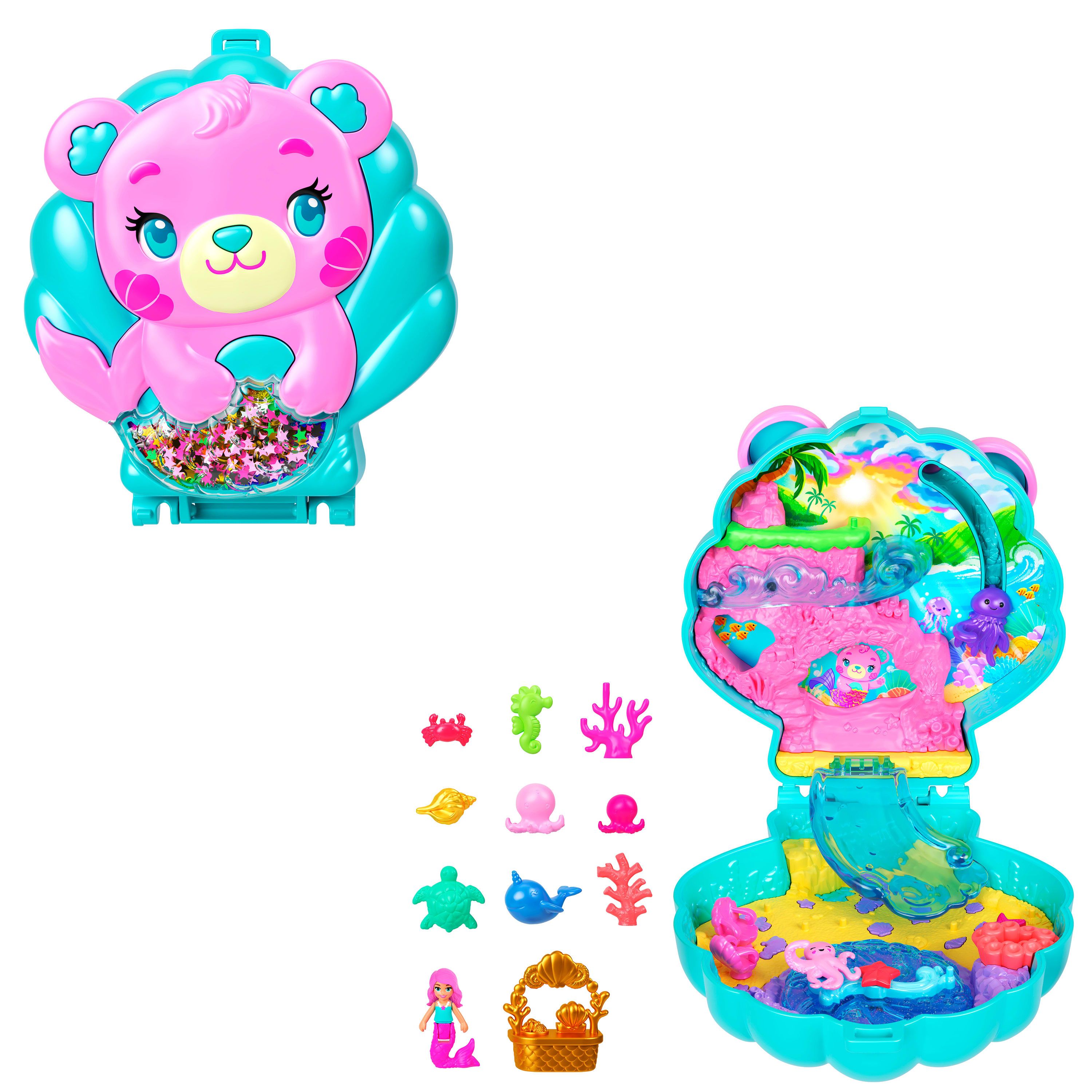 Polly Pocket Glittereiland - Compacte Speelfigurenset