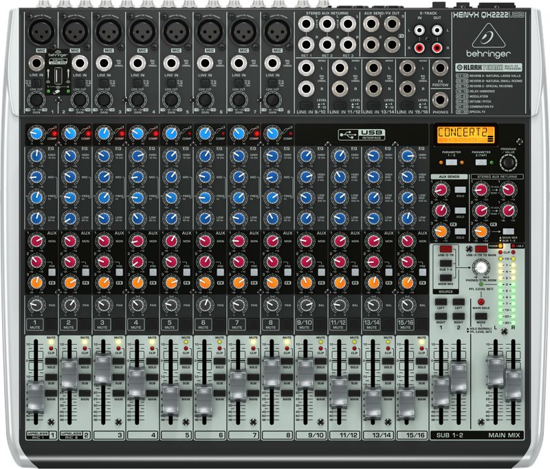 Behringer QX2222USB - Mengpaneel