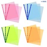 Favorit, Enveloppen met glad oppervlak, A4, 10 stuks, 22 x 30 cm, binnenformaat, transparant, verschillende pastelkleuren (willekeurige kleur)