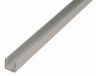 Alberts 471965 U-profiel | aluminium, zilverkleurig geanodiseerd | 1000 x 25 x 25 mm