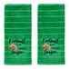 SKL HOME by Saturday Knight Ltd. Voetbal is favoriet seizoen handdoek set, groen