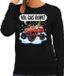 Bellatio Decorations Shoppartners Bv Foute Kersttrui / sweater - Santa op monstertruck / truck - vol gas ouwe - zwart voor dames - kerstkleding / kerst outfit XS