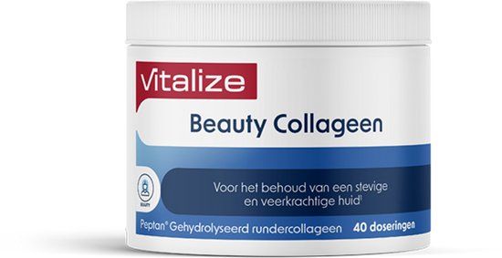 Vitalize Beauty Collageen Poeder 200 gram | Met collageen, hyaluronzuur, vitamine C en biotine