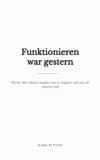 Funktionieren Books on Demand GmbH Funktionieren war gestern