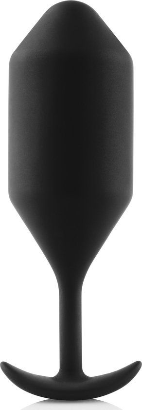 B-Vibe Snug Butt Plug 5 - Black - 5 cm