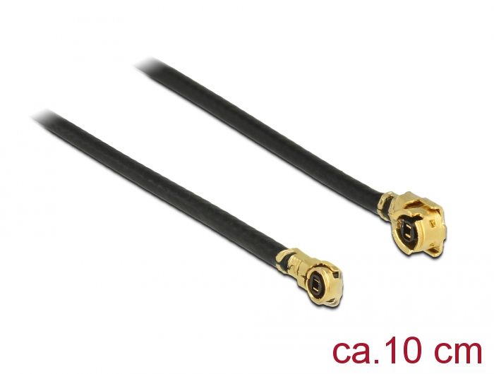 DeLOCK 89647 Goud, Zwart 0,3m