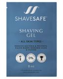 Shavesafe Gel de rasage de voyage 8 ml 2 pièces.