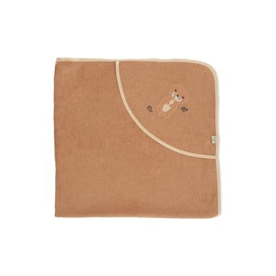 Sterntaler Otti Badhanddoek uni bruin 100 x 100 cm