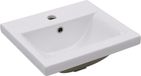 vidaXL Inbouwwastafel 42x39x18 cm Keramiek Wit