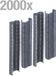 Alberts 850333 draadklem | zink-gefosfateerd, antraciet kunststof coating | breedte 22 mm | Set van 2000