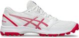 Asics Field Ultimate FF 2 Women White/Bright Rose Hockey Shoes Size 42