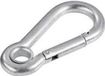 TOOLCRAFT 486772 Mousqueton de pompier avec manchon 60 mm x 6 mm 1 pièce(s)