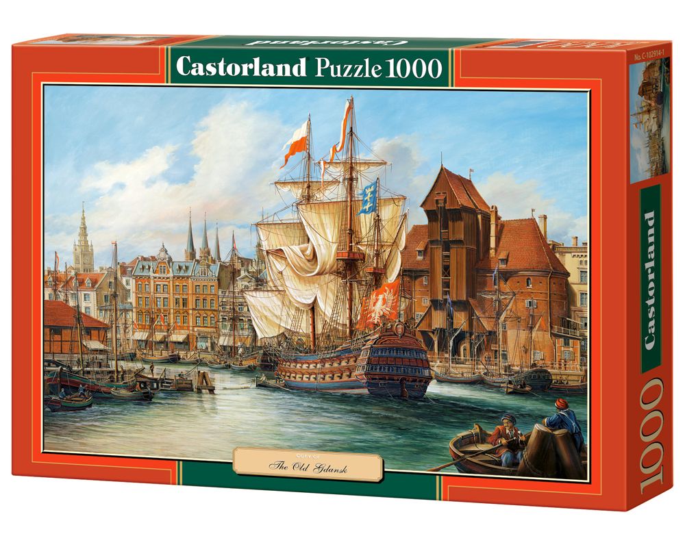 Castorland The Old Gdansk 1000 stukjes Puzzel - Multicolor - Unisex
