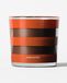 HEMA Bougie Parfumée ⌀10x10cm Verre Rayures Camomille (marron)