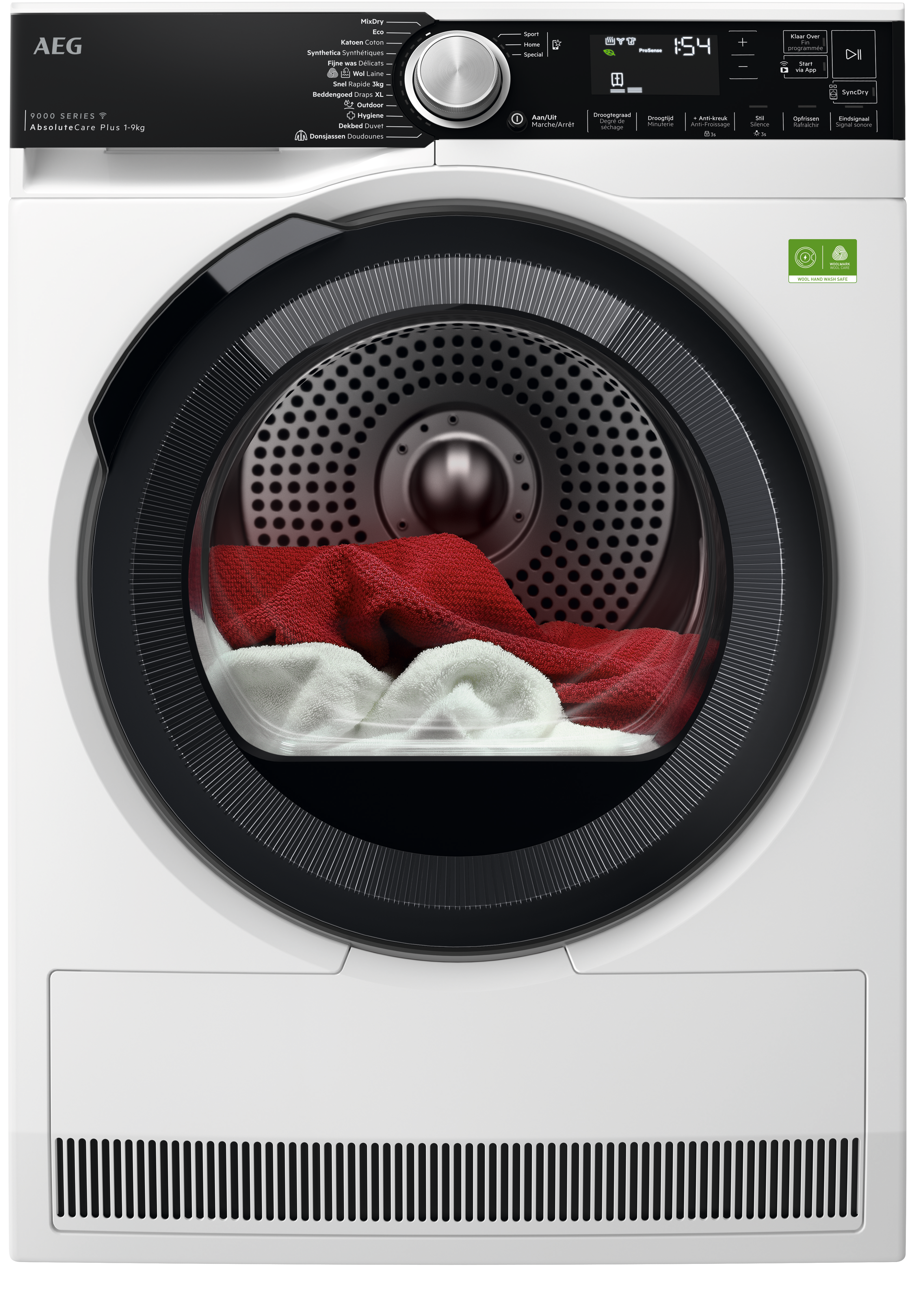AEG 9000 T97DR9B6PC - Warmtepomp Droger - 9 kg