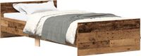 vidaXL Bedframe zonder matras, 90x190 cm, Oud hout