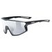 uvex skyryse V Sportbril voor volwassenen - black matt/litemirror silver