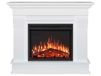 ArtiFlame Elektrokachel Albion AF24, wit – vrijstaand, met 3D-vlammeffect, LED-verlichting, 0,9–1,8 kW, geschikt voor ruimtes tot 30 m², met geluidseffect