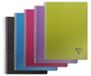 Clairefontaine 329116C Collectie Linicolor Intensive Spiraalschrift - A4 21x29,7 cm - 180 Pagina's Grote Ruitjes - Wit Papier 90 g - Polypro Omslag Transparant - Willekeurige Kleur