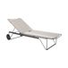 Houe - Chaise longue inclinable avec roulettes Click - Blanc - acier thermolaqué - Designer Henrik Pedersen