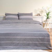 Mexx Home katoenen dekbedovertrek - grijs
