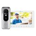NIVIAN Video-intercomsysteem, 2 kabels, analoog, 17,8 cm (7 inch), HQ binnendisplay met audio, elektrische deuropener, RFID-lezer
