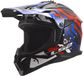 LS2 MX708 Fast II Grotesk Motocrosshelm Wit/blauw/rood Maat S