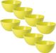 Plasticforte Kommetjes/Schaaltjes - 8x - Dessert/Ontbijt - Kunststof - D17 x H7 cm - Groen