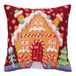 Peperkoek Collection D'Art Peperkoek Kruissteek Kussen Kit, Item: 5 392 Art Collectie - Maat 40x40 cm.
